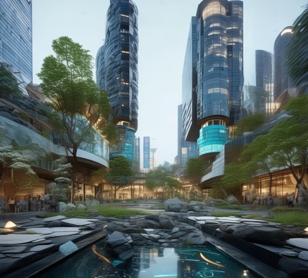 石板现代商贸服务园，智慧与未来